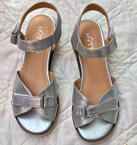 Hotter women silver faux - women’s,
