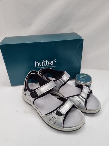 Hotter ladies sandals platinum - hotter,