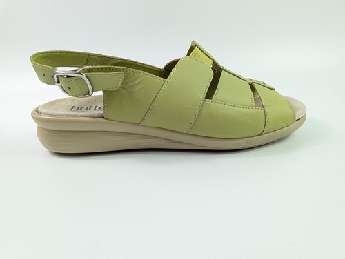 Hotter green leather - green, slingback