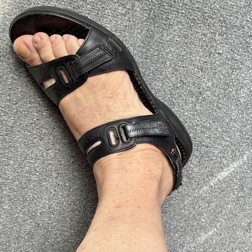Hotter women black leather - hotter, women’s