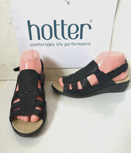 Hotter roma leather sandals - roma,