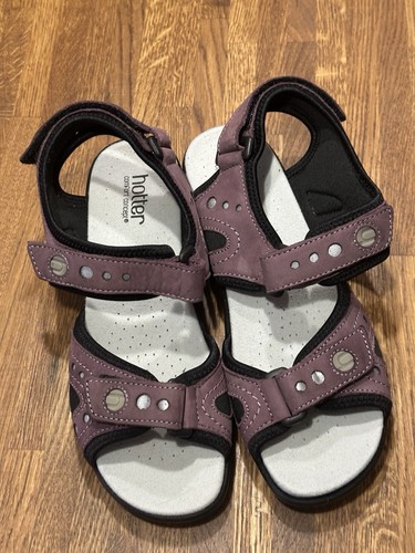 Hotter vista mauve sandals - mauve,