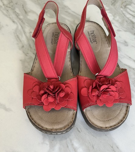 Hotter comfort red - comfort, leather