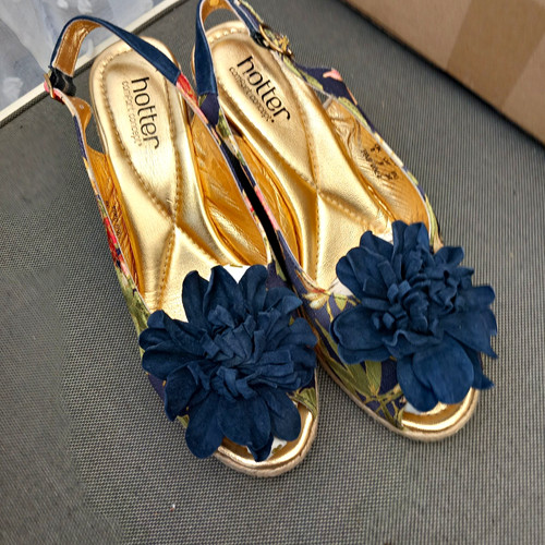 Hotter women blue floral - hotter,