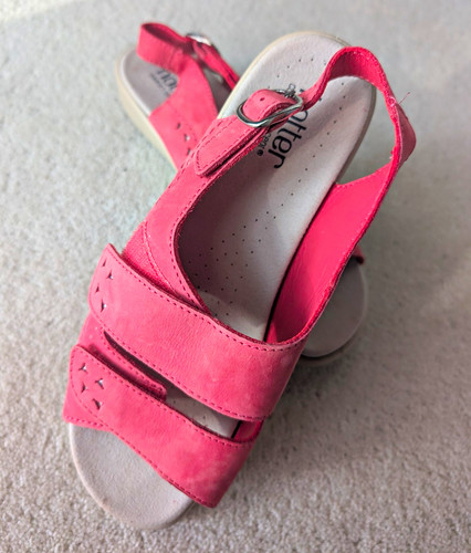 Hotter women pink leather - hotter, women’s