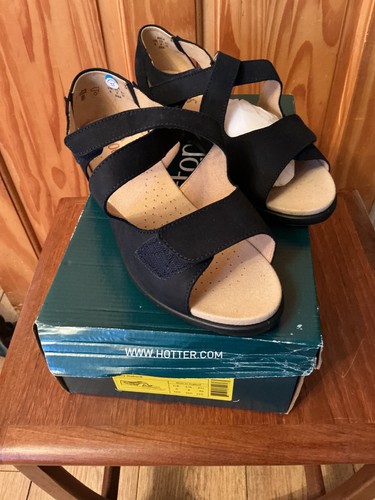 Hotter riga navy nubuck size - hotter,