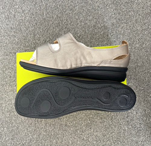 Hotter women beige - beige, leather
