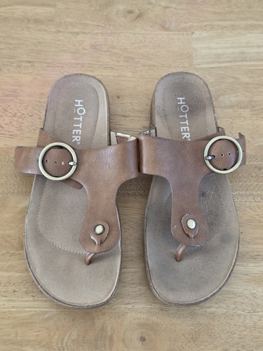 Hotter resort brown leather - resort,